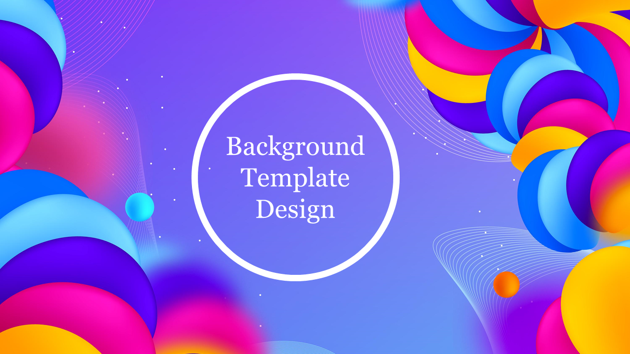Free - Multicolor Background Template Design Presentation